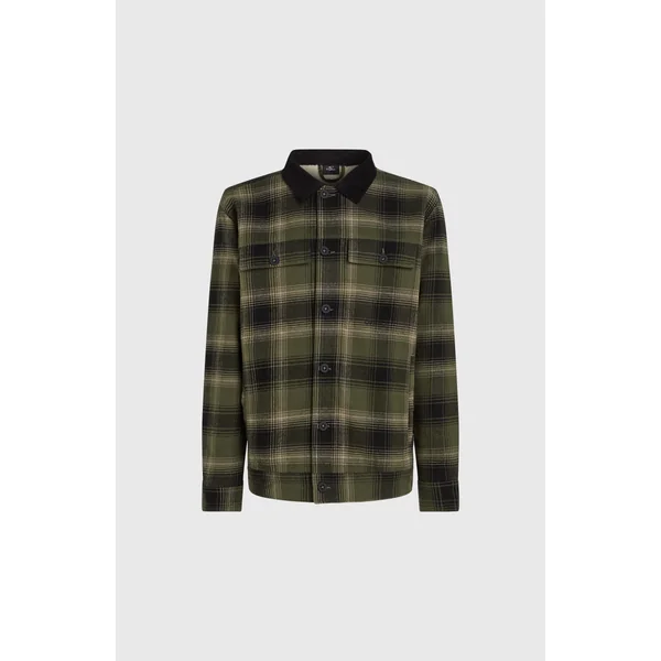 Veste doublée en polaire | Green Check Small
