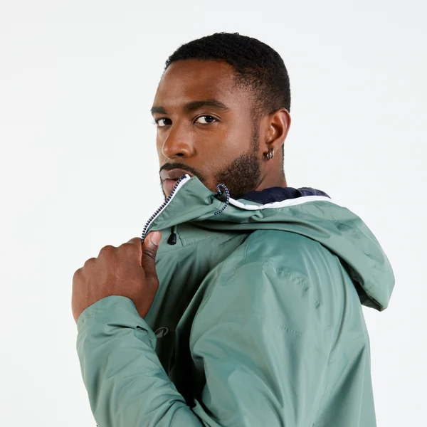 Veste imperméable et coupe vent de voile homme, 100 kaki