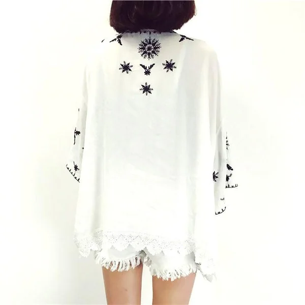 Veste Kimono Dentelle