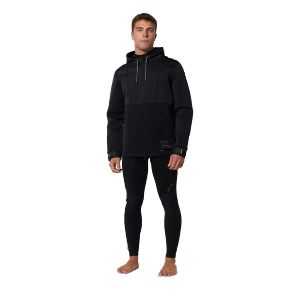 VESTE NEOPRENE MYSTIC FULMAR 3/2MM CAPUCHE BLACK