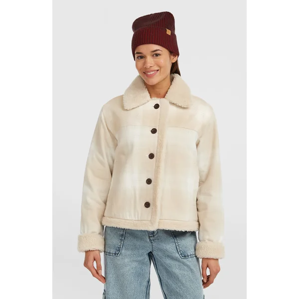 Veste O'Riginals doublée en polaire | Beige Check