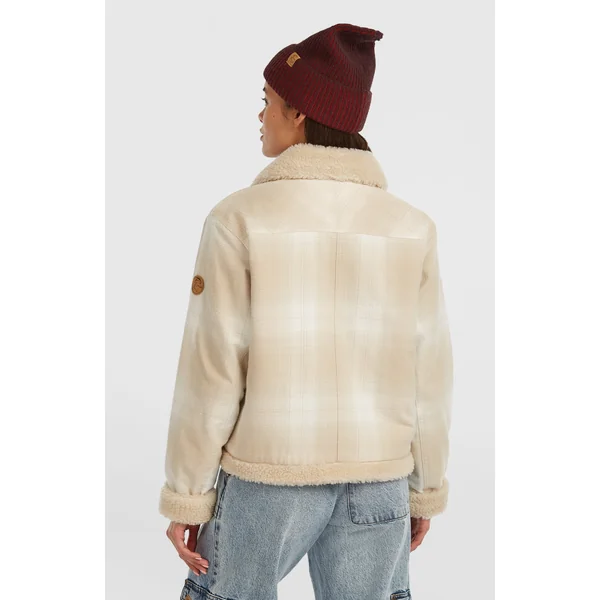Veste O'Riginals doublée en polaire | Beige Check