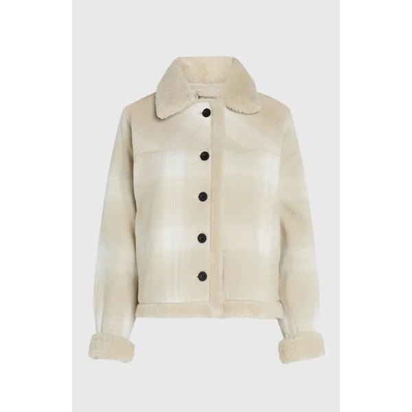 Veste O'Riginals doublée en polaire | Beige Check