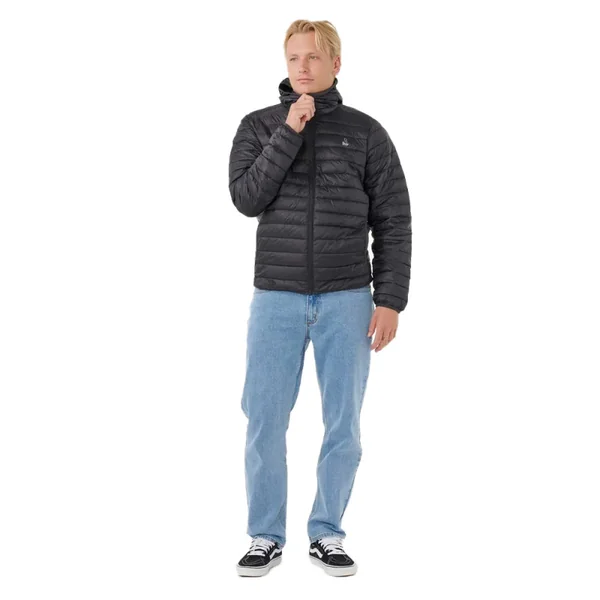 Veste rip curl anti series search puffer hood black