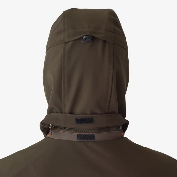 VESTE SOFTSHELL CHASSE MARRON 500