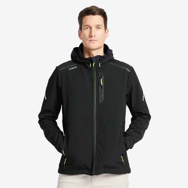Veste softshell coupe vent Sailing 900 Homme - Noir