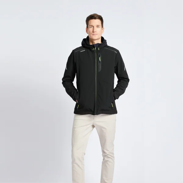 Veste softshell coupe vent Sailing 900 Homme - Noir