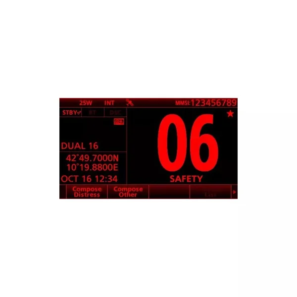 Vhf fixe ic-m605 euro - icom