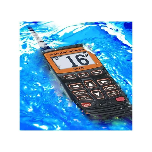 VHF Portable étanche et flottante HX210E - STANDARD HORIZON