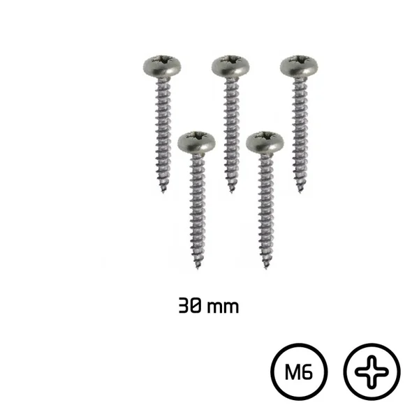 VISSERIE MARINE CRUCIFORME POUR FOOTSTRAPS DE SURF