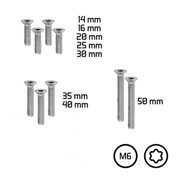 VISSERIE MARINE POUR FUSELAGE - MT F-ONE FOIL
