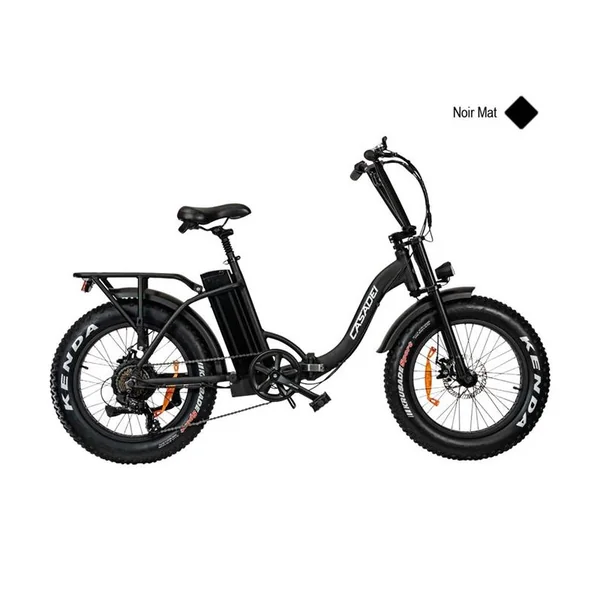 Vélo CASADEI e-bike fat 20 7v h44 noir mat