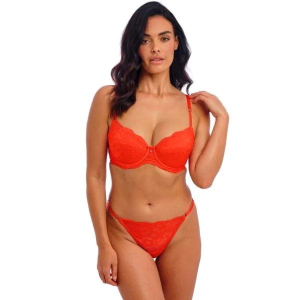 Wacoal Lingerie Natsuki Lace rouge soutien-gorge rembourré
