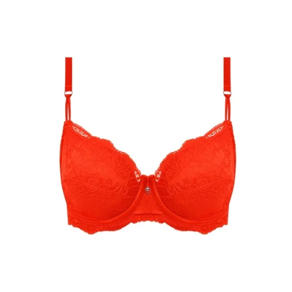 Wacoal Lingerie Natsuki Lace rouge soutien-gorge rembourré
