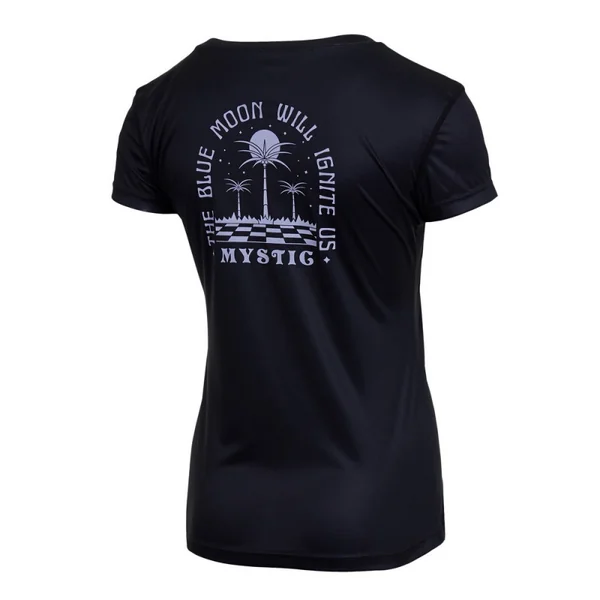 Wetshirt Femme Mystic Ignite manches courtes noir